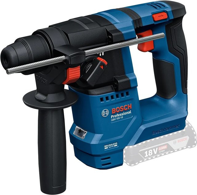 Bosch Professional Akku-Bohrhammer GBH 18V-18 SDS-Plus in Blau/Schwarz - Bild 1