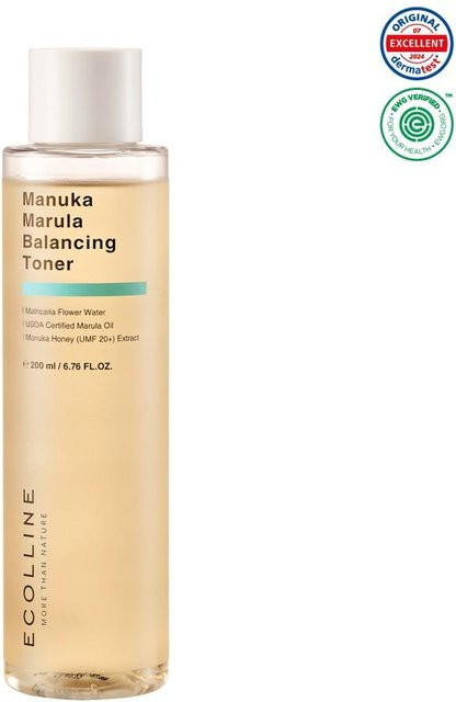 ECOLLINE Manuka Marula Toner, Hyaluronsäure, Panthenol, Normale Haut - Bild 1