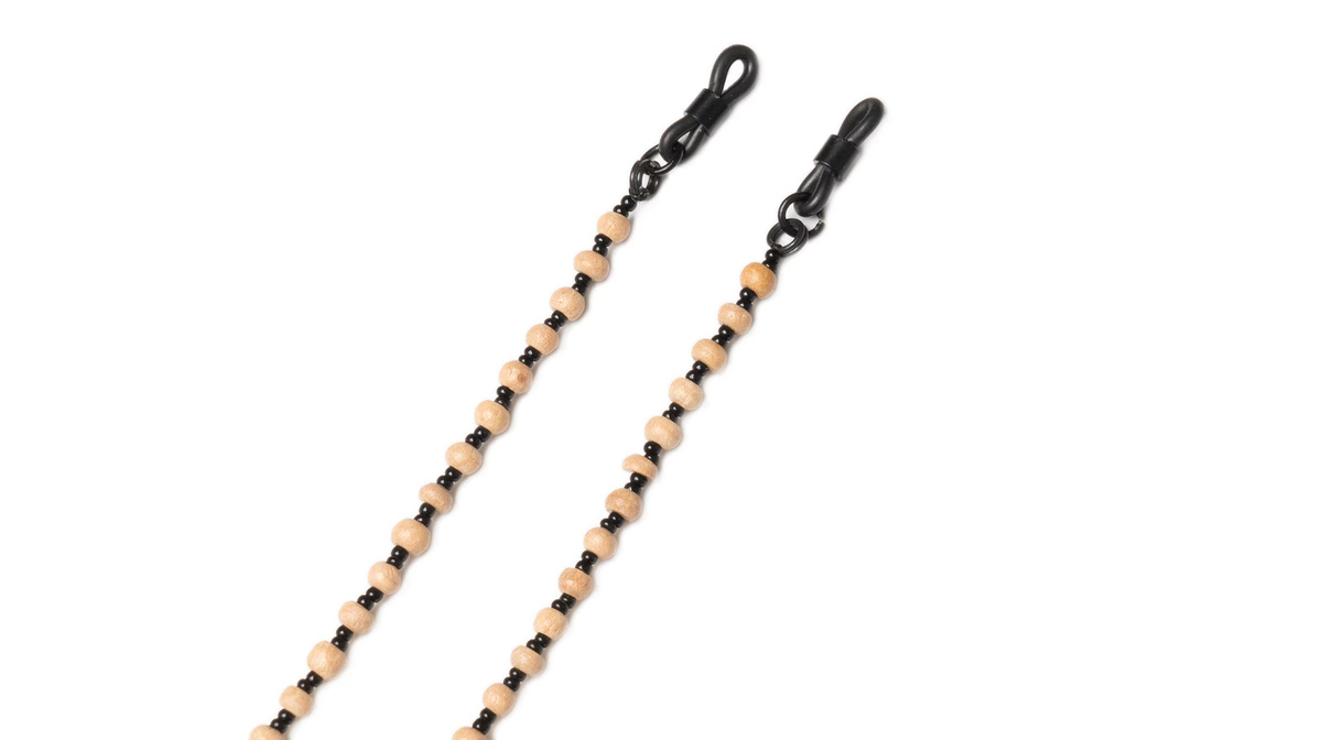 Chades Brillenkette Ethno, Holz, braun, Unisex - Bild 1