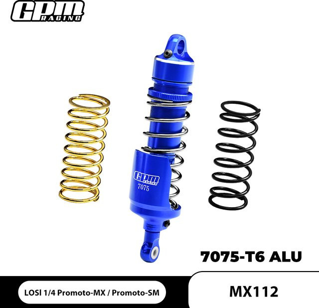 GPM Stoßdämpfer hinten für LOSI 1/4 Promoto MX SM Motorrad, LOS 263007 - Bild 1