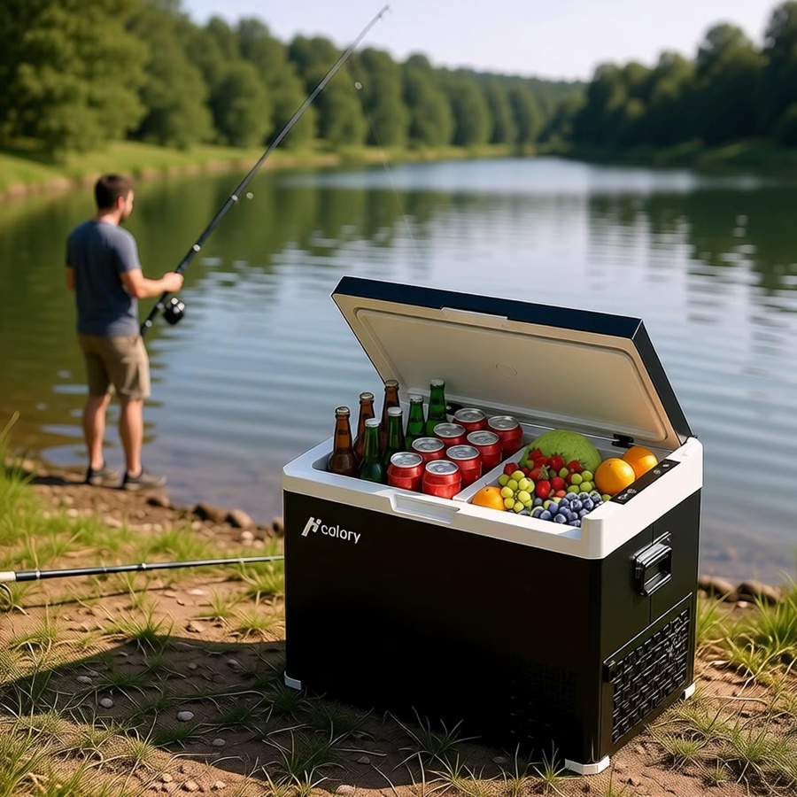 Hcalory D-Serie Kompressor Kühlbox Zweizonen Kühl-Gefriergerät für Auto und Zuhause, tragbare Kühlbox für LKW und SUV, DC12V/24V/AC230V - Bild 7