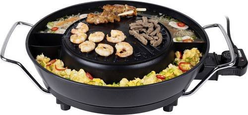 Tristar Korean Hot Pot Grill und Fondue in Schwarz mit Antihaftbeschichtung - Bild 1