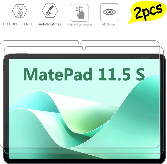 2 Stück kratzfeste Displayschutzfolie aus gehärtetem Glas für Huawei MatePad 11,5 S 2024, transparent - Bild 1