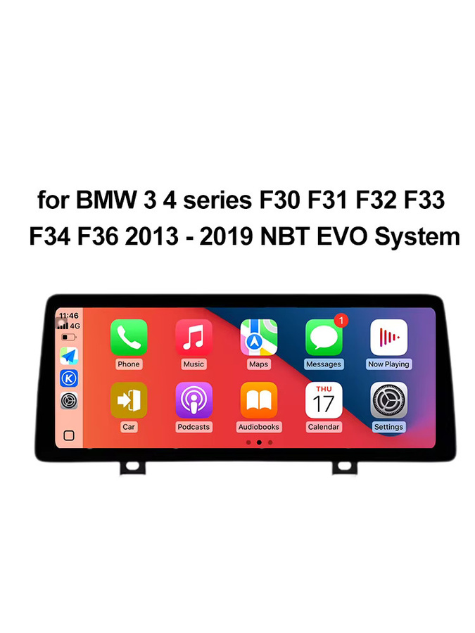 LIARO-NAVI Android 15 CarPlay Multimedia Player für BMW 3er und 4er Serie F30 F31 F32 F33 F34 F36 (2013 - 2019) mit NBT/EVO System, WiFi und GPS, Schwarz - Bild 5