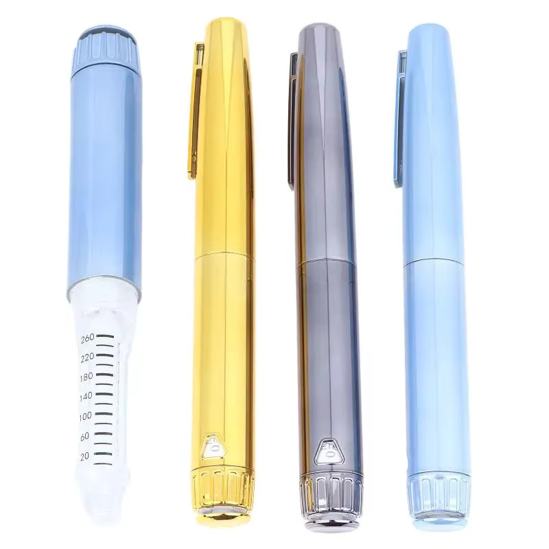 Kuz Metall-V4-Injektionspen mit Etui, 3ml leere Kassettenflasche - Bild 1