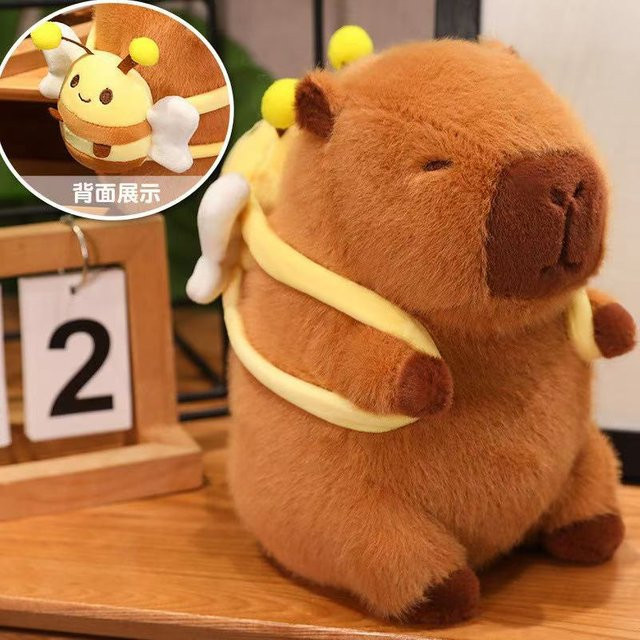 Yiran Health & Beauty Capybara Schultertasche, Plüschtier, ab 14 Jahren - Bild 1