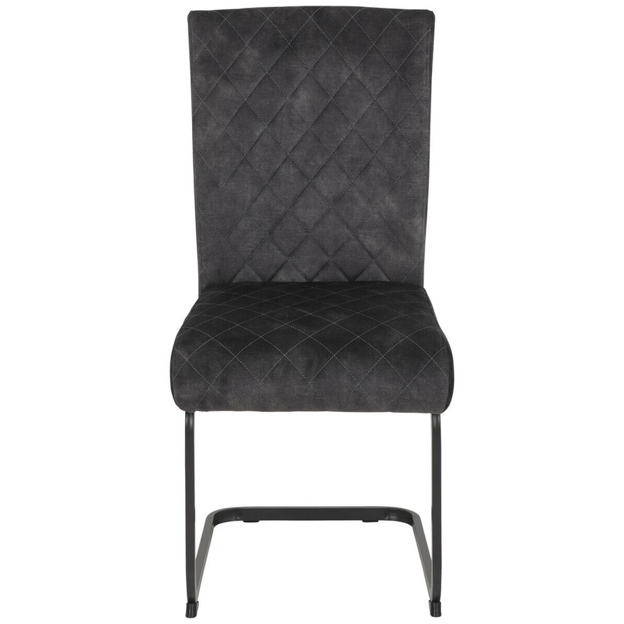 Hela Schwingstuhl Rachel I 2er-Set Anthrazit Microfaser B/H/T: 46 x 96 x 60 cm - Bild 3