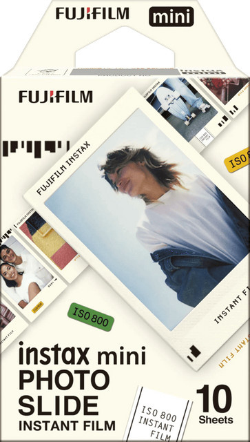 Fujifilm Instax Mini Photo Slide Film Weiß, 10 Stück - Bild 1