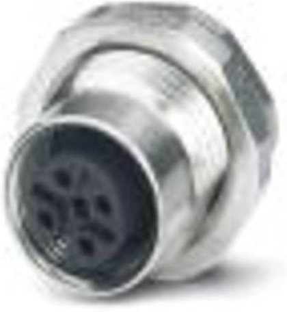 Phoenix Contact 1554733 Sensor-Aktor-Einbausteckverbinder M12 mit 5 Polen in Silber - Bild 1
