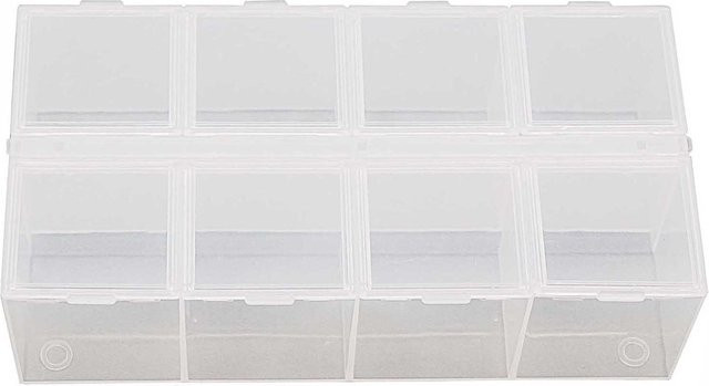 Rico Design Sortierbox mit 8 Fächern B/T/H: 16,6 x 8,8 x 5 cm - Bild 1