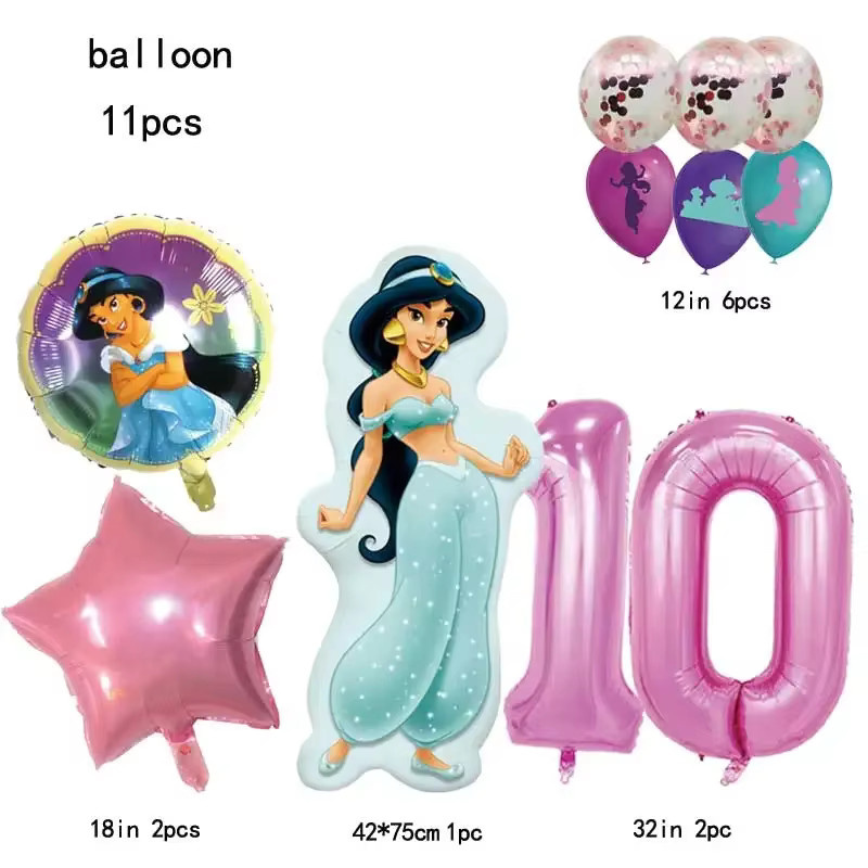 Hasbro Disney Prinzessinnen Luftballons in Mehrfarbig für Kindergeburtstage und Partys - Bild 1