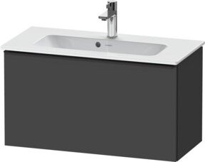 Duravit Waschtischunterschrank D-Neo Compact, wandhängend, Weiß/Grau matt, B/H/T: 81 x 44 x 37,2 cm - Bild 1