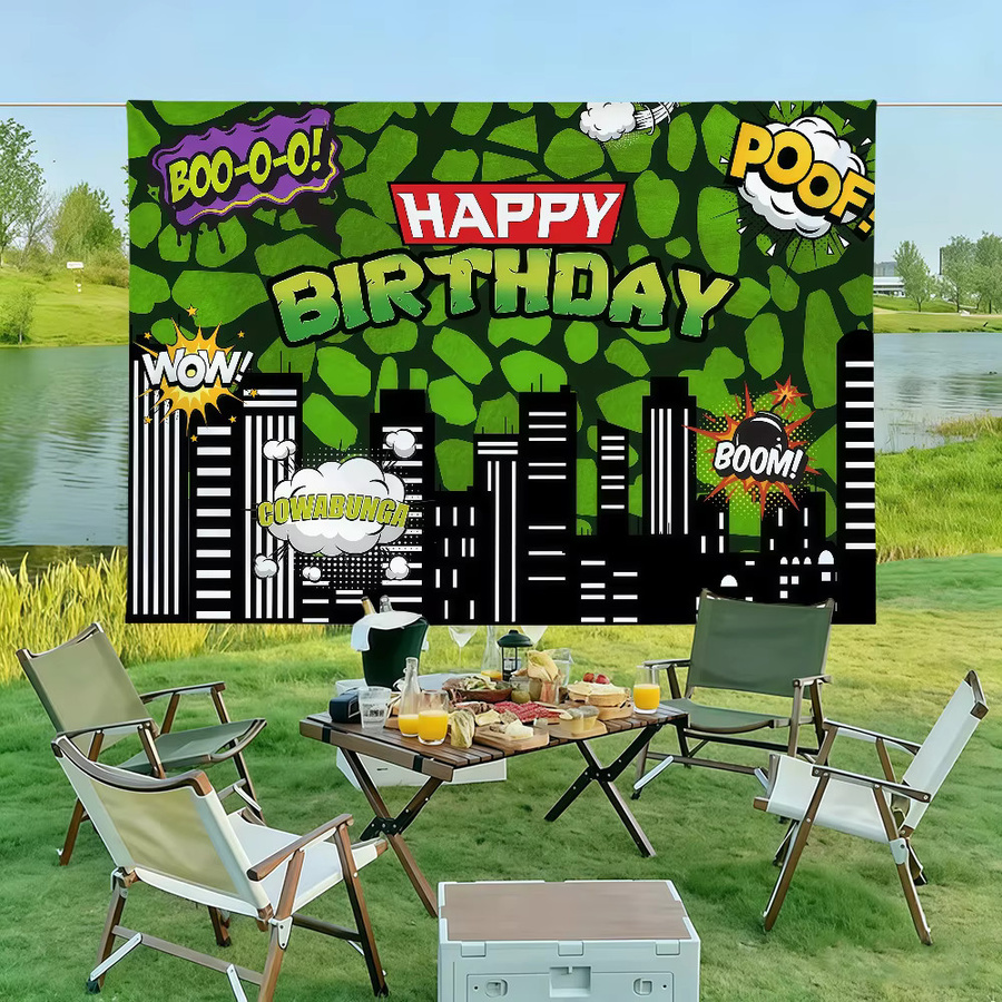 Warner Bros. Teenage Mutant Ninja Turtles Flagge als Wandkunst Dekoration in Multicolour B/H: 60 x 40 cm - Bild 4