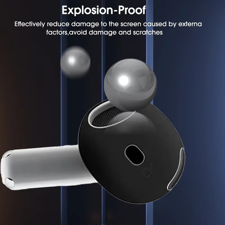 Apple AirPods 4 Ersatz-Ohrstöpsel aus weichem Silikon in Transparent als Anti-Rutsch In-Ear Schutzhülle - Bild 4