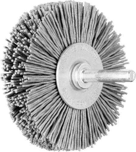 PFERD TOOLS Rundbürste RBU ungezopft mit SiC-Filament, Korn 180, Farbe Grau, Durchmesser: 70 mm, Breite: 15 mm, Schaft-Durchmesser: 6 mm, 10 Stück - Bild 1