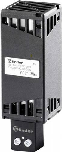 Finder Heizgerät mit 25W Heizleistung für 110-230V AC/DC in Schwarz - Bild 1