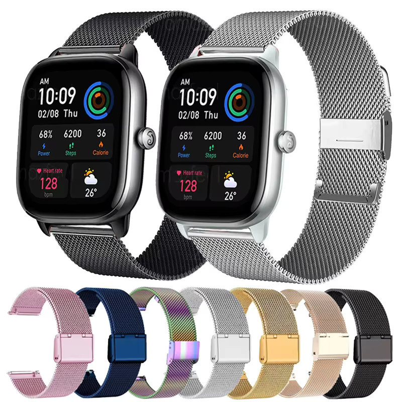 Uhrenarmband Milanese Loop, Edelstahl, Unisex, 22 mm, 20 mm - Bild 5