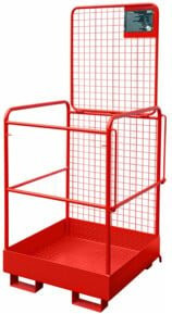 STIER Sicherheitskorb Premium für 2 Personen, Farbe: Rot, B/T/H: 104,0 x 83,5 x 190,0 cm - Bild 1
