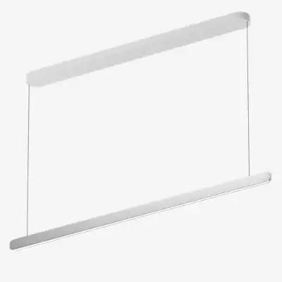 Occhio Mito Volo 140 Var Up Room Pendelleuchte LED in Silber Matt und Weiß Matt mit x-tra warmem Licht (2.200-3.500 K) - Bild 1