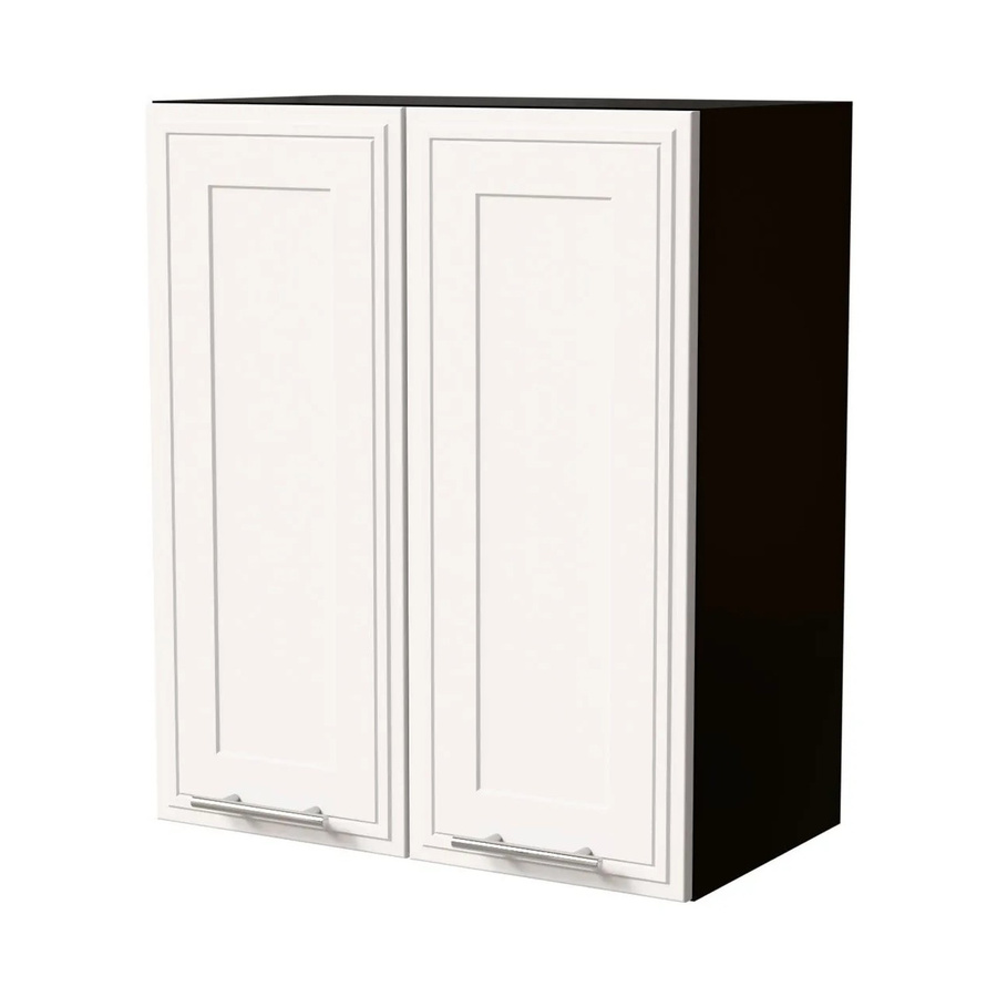 Feldmann-Wohnen Hängeschrank Salo Küchenschrank mit Kassettenoptik in Schwarz und Weiß Matt, B/T/H: 60 x 32,5 x 72 cm - Bild 2