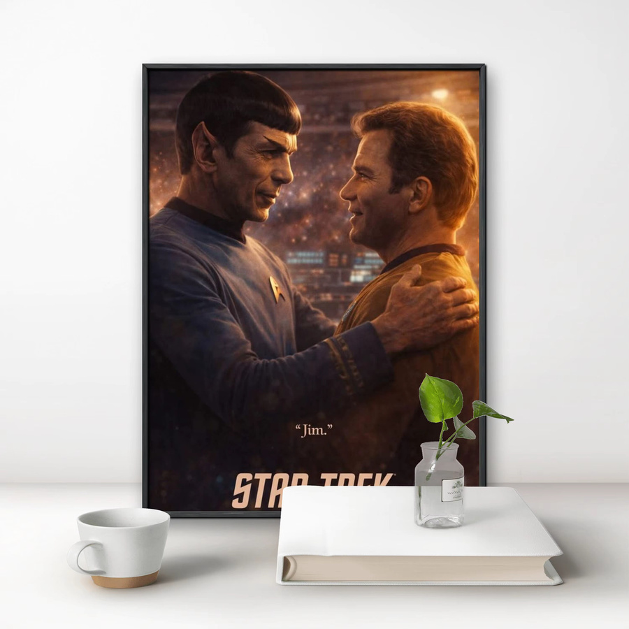 Potdemiel Star Trek 5D DIY Diamantmalerei Vollrunde Dekoration für Erwachsene, Multicolour, B/H: 40 x 30 cm - Bild 1