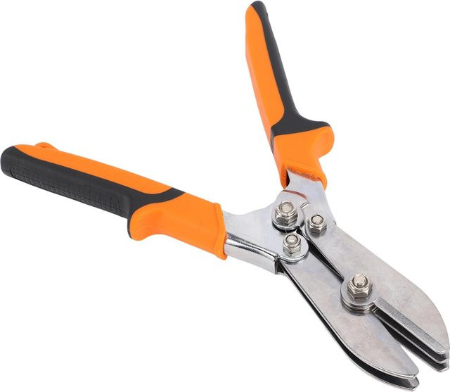 Koogeelife Blechfalzzange mit 5 Klingen aus Edelstahl in Orange für HLK-Lüftungskanalsysteme und Fallrohre (24-28 Gauge) - Bild 1