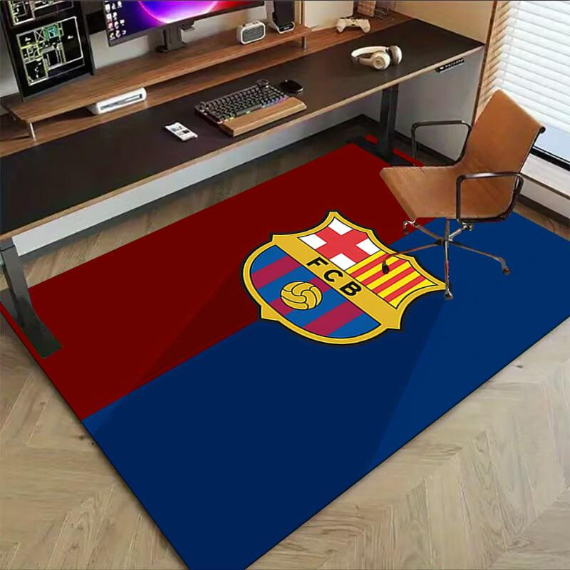 FC Barcelona Rutschfester Teppich von Yun Home, Modernes Design, Multicolour, B/T: 90 x 60 cm - Bild 6