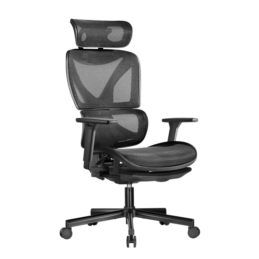 SOTECH CAVO Gamer Bürostuhl ERGO Premium in Schwarz mit Fußstütze, stufenlos höhenverstellbar und belastbar bis 150 kg - Bild 2