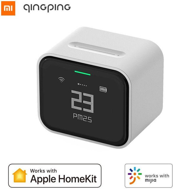 Xiaomi Qingping Luftqualitätssensor für Smart Home mit WiFi und Bluetooth in Weiß - Bild 1