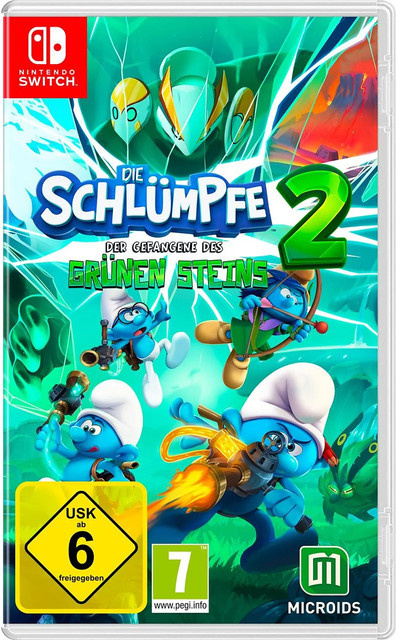 Die Schlümpfe 2 - Der Gefangene des Grünen Steins, Nintendo Switch, D1-Edition, USK 6 - Bild 1