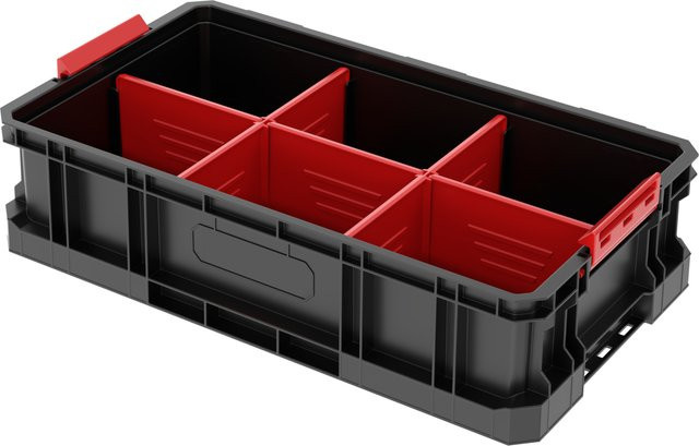 QBRICK SYSTEM Organizer QS Two Box 100 FLEX in Schwarz - Bild 1