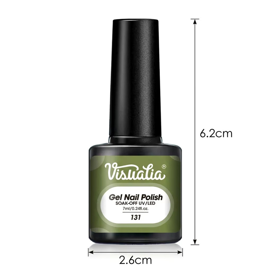 Visuatia Nagel-Gel-Lack, Glänzend, 7 ml, Damen - Bild 4