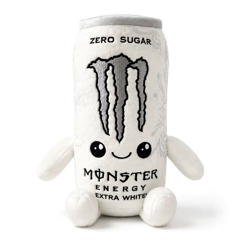 Monster Energy Sugar White Monster Energy Drink Plüschtier, Stoffpuppe, ab 18 Jahren - Bild 2