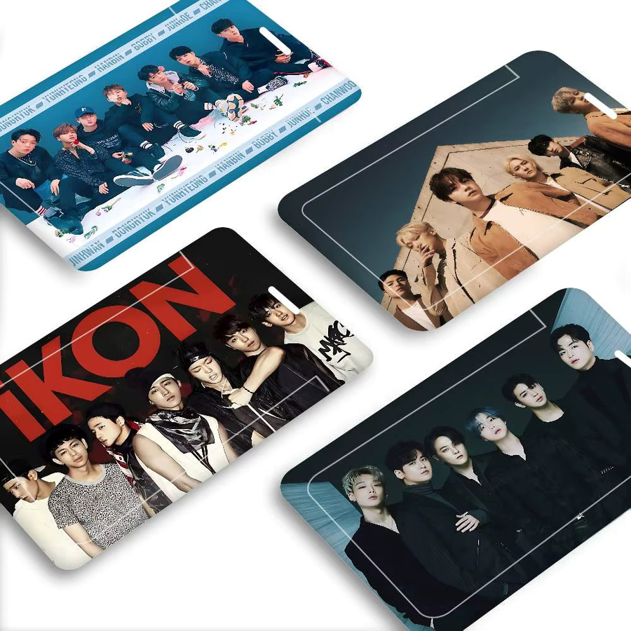 I-Ikon Kpop Kartenhalter aus Kunststoff für Firmenausweise und Arbeitskarten, Mehrfarbig - Bild 2