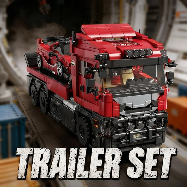 MENBIS Technische Bausteine LKW-Sets, 1728 Teile, ab 14 Jahren - Bild 1