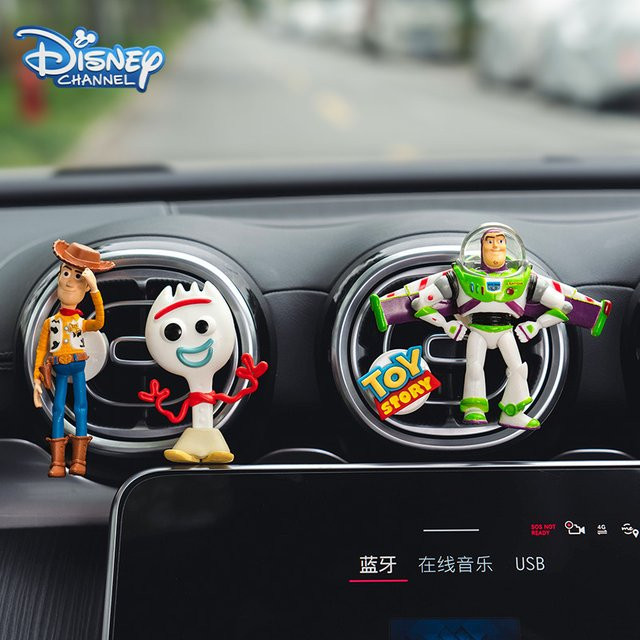 Disney Toy Story Woody Buzz Lightyear Puppe Auto Lufterfrischer Aromatherapie - Bild 1