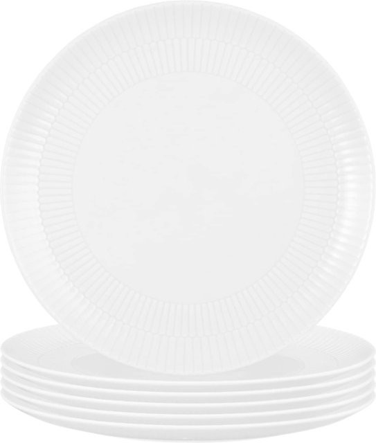 Seltmann Weiden Speiseteller Amina aus Steinzeug, Weiß, 6er Set, Durchmesser: 27,8 cm - Bild 1