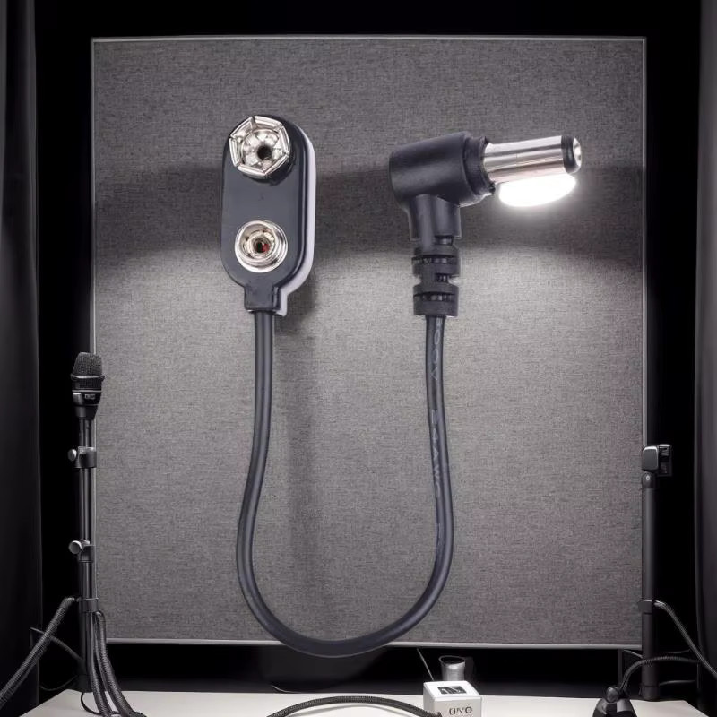 Marbit Gitarrenpedal-Stromzubehör 9V-Batterie-Schnappverbinder und Clip-Konverter-Adapter in Schwarz - Bild 3