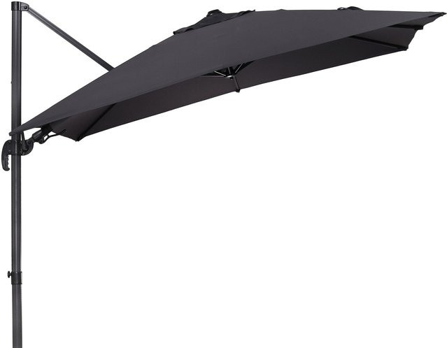 Schneider Rhodos Eco Twist Ampelschirm in Anthrazit, quadratisch, B/B: 270 x 270 cm - Bild 1