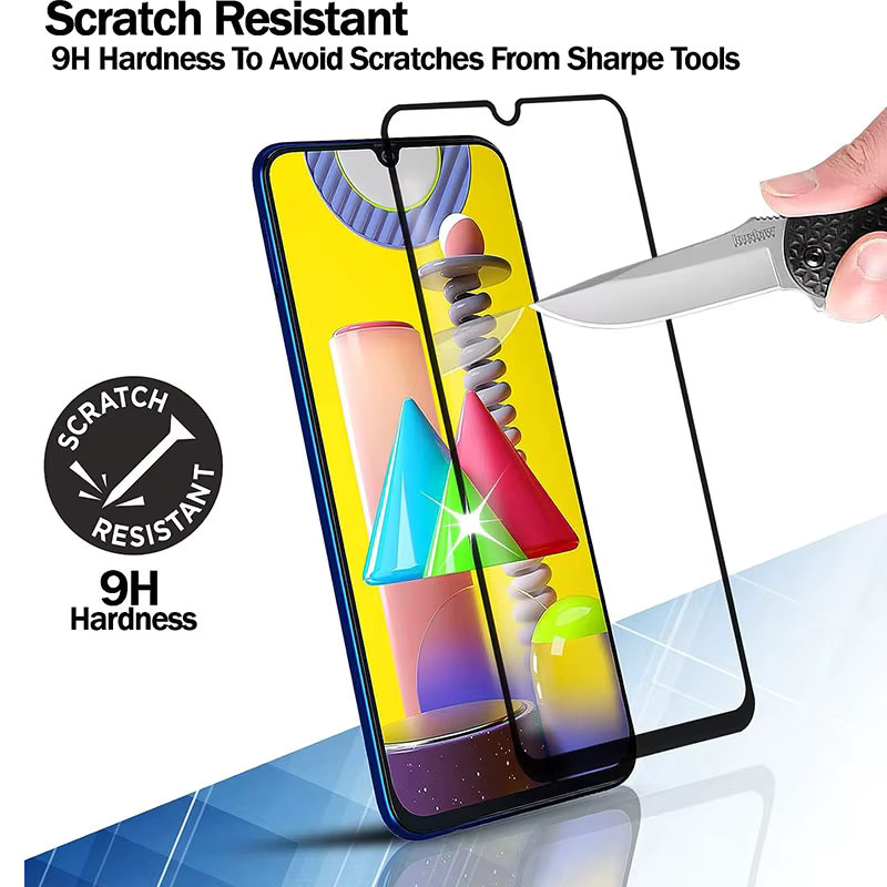 999D Voll gehärtetes Schutzglas für Xiaomi Redmi Note 12 11 10 9 Pro Plus 11T 10S und Redmi 7 8 9 9A in Transparent - Bild 2