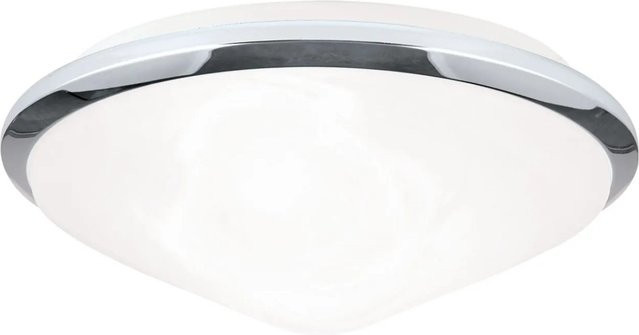 Orion Leuchten Deckenleuchte Rima in Chrom mit Alabasterglas, Durchmesser: 32 cm, 2 x E27 - Bild 1