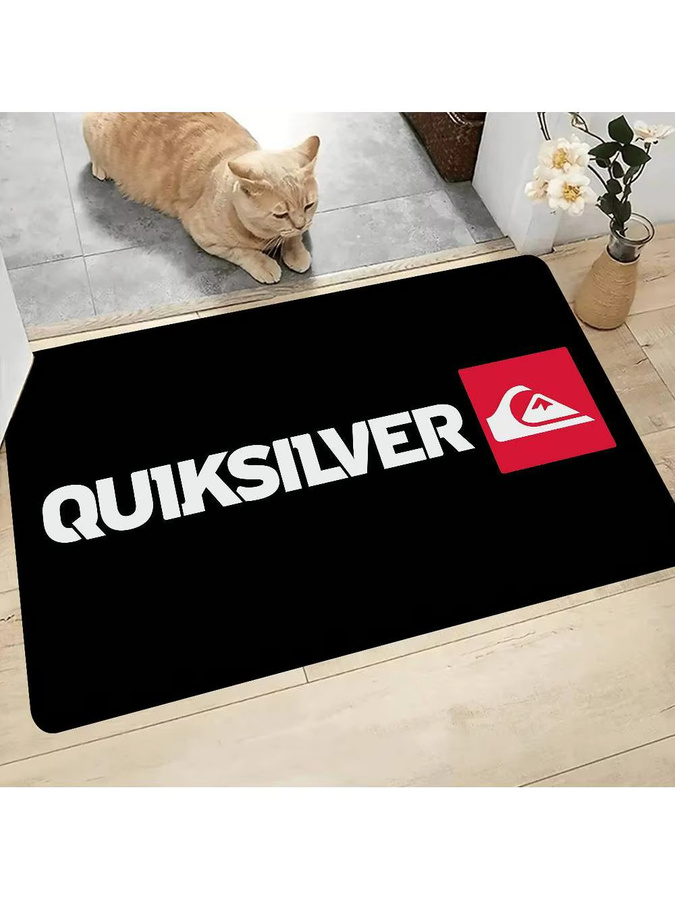 Quiksilver Bodenmatte mit klassischem Logo in Schwarz, rutschfest, B/T: 40 x 40 cm - Bild 7