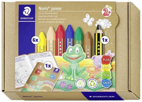 Staedtler Noris junior Malaktivitäten Set für Kinder ab 2 Jahren, Mehrfarbig - Bild 1