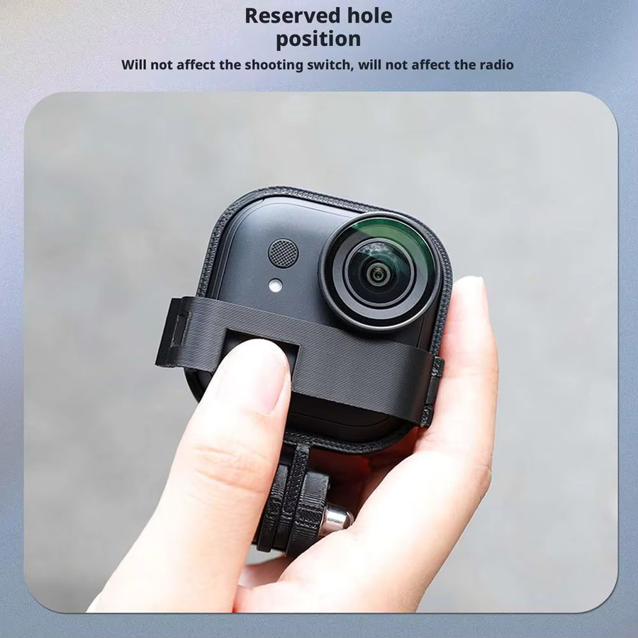 Magnetischer Kamera-Halshalter mit Schnellverschluss für Insta360 GO und Ultra Action Kameras in Schwarz - Bild 4