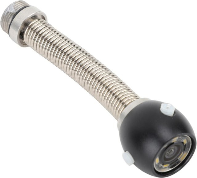 mfySpace Kanalinspektionskamera Kopf mit 6 LED-Leuchten, IP68 Wasserdicht, 25 mm, Farbe: Weiß/Silber - Bild 1
