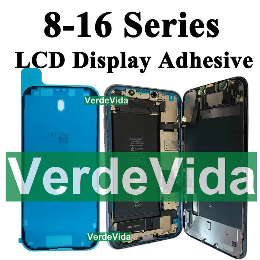VerdeVida 3 Stück OEM Bildschirmanzeigekleber für iPhone 11 12 13 14 15 Pro Max Plus XS X LCD wasserdichter Kleber Aufkleber Rahmensiegel - Bild 2