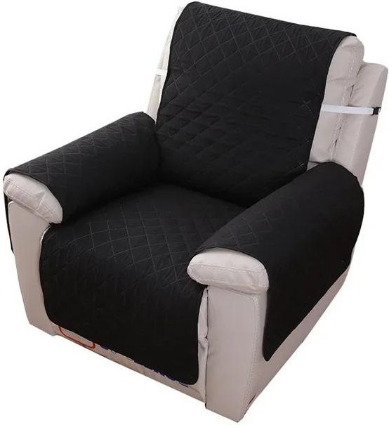 Wasserdichter Bezug für Liegestühle und Sessel mit verstellbarem Gummiband, Fleckgeschützter Möbelschutz aus Mikrofaser für Sofa und Couch - Bild 1