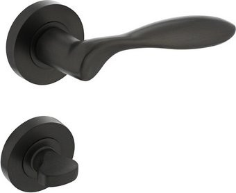 Intersteel Türdrücker George WC-Drücker aus Zamak in Silber Matt mit 8 mm Stift - Bild 1