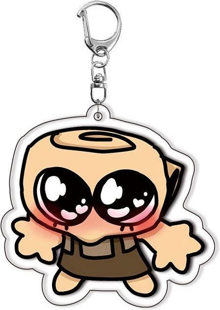 Dandys Welt Schlüsselanhänger Acryl, beige, 55mm, Unisex - Bild 1