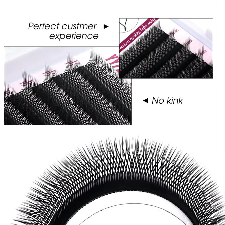FADVAN Falsche Wimpern, Schwarz, Unisex - Bild 4